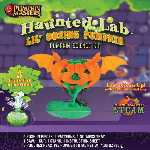 Pumpkin Masters - Haunted Lab Oozing Pumpkin