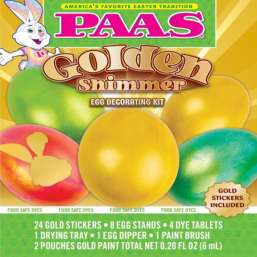 PAAS - Golden Shimmer Egg Decorating Kit