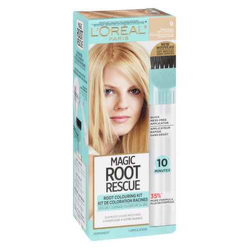 L'Oreal - Root Rescue Kit - 9 Light Blonde