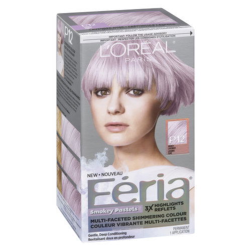 L'Oreal - Feria Smokey Pastels Hair Colour - Smokey Lavender