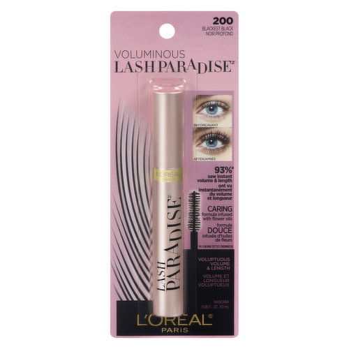 L'Oreal - Voluminous Lash Paradise Mascara - Blackest Black