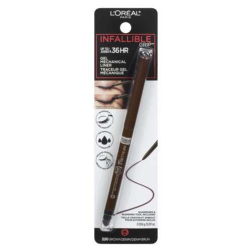 L'Oreal - Infallible Gel Mechanical Eyeliner - Brown Denim