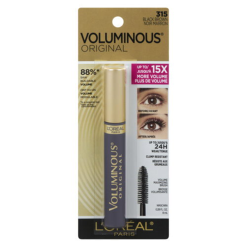 L'Oreal - Voluminous Mascara - Black Brown