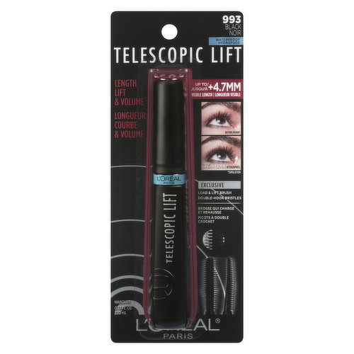L'Oreal - Telescopic Lift Mascara - Black Waterproof