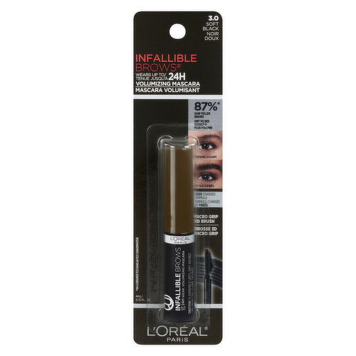 L'Oreal - Brow Mascara, Soft Black