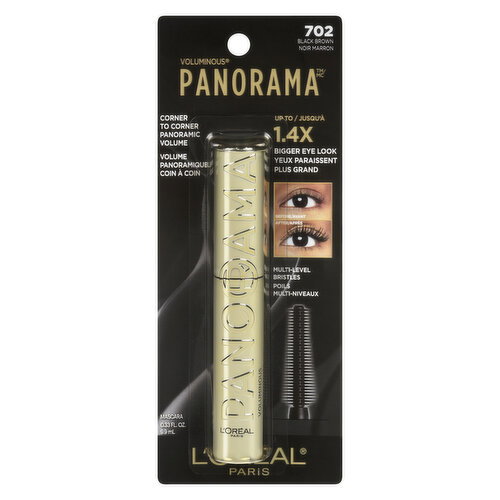 L'Oreal - Voluminous Panorama Black Brown Mascara