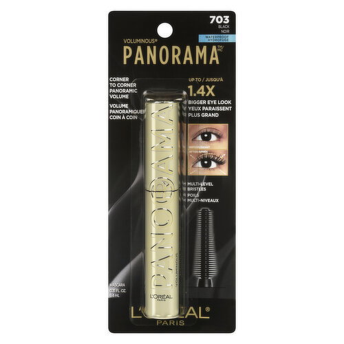 L'Oreal - Voluminous Panorama Mascara Blackest Black