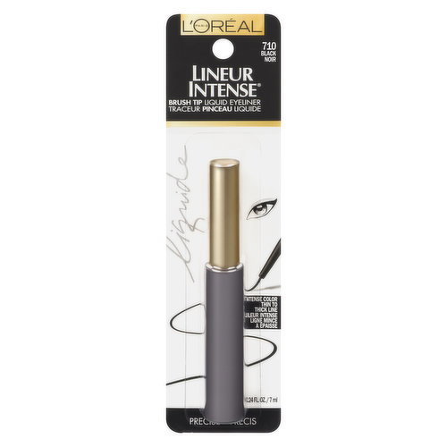 L'Oreal - Lineur Intense Liquid Eyeliner - Black