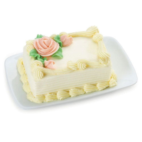 Bake Shop - White Celebration Cake 4x6