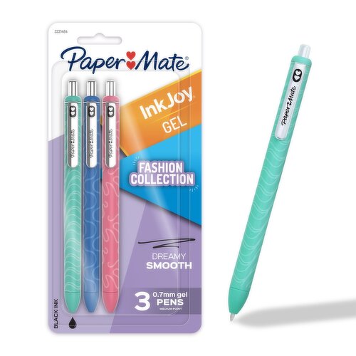 Paper Mate - InkJoy Retractable Gel Pens, 0.7 mm, Assorted Colours