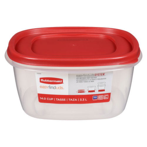 Rubbermaid - Easy Find Lid Square 3.3L