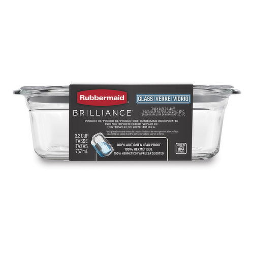 Rubbermaid - Brilliance Glass 3.2C/757ml Medium