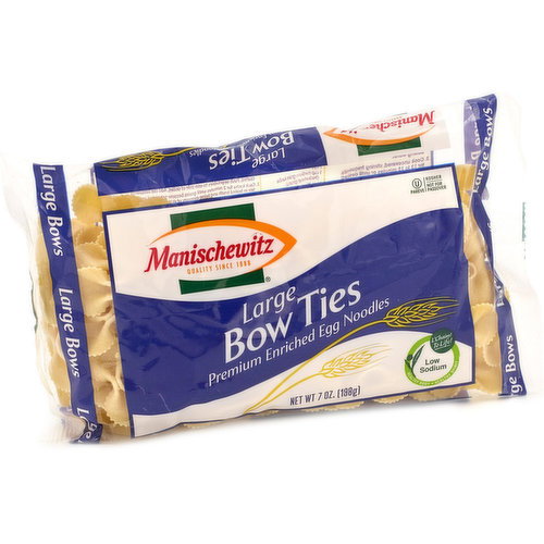 Manischewitz - Large Bow Ties Egg Noodles