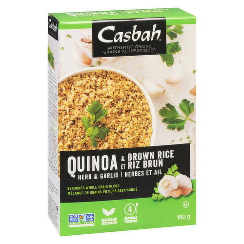 Casbah - Quinoa & Brown Rice - Herb & Garlic
