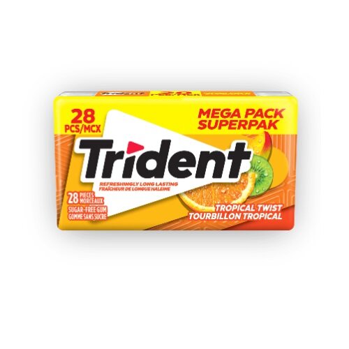 Trident - Tropical Twist Gum, Mega Pack