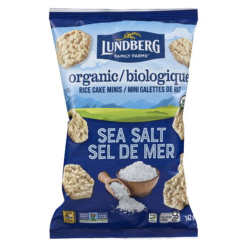 Lundberg - Organic Rice Cake Minis, Sea Salt