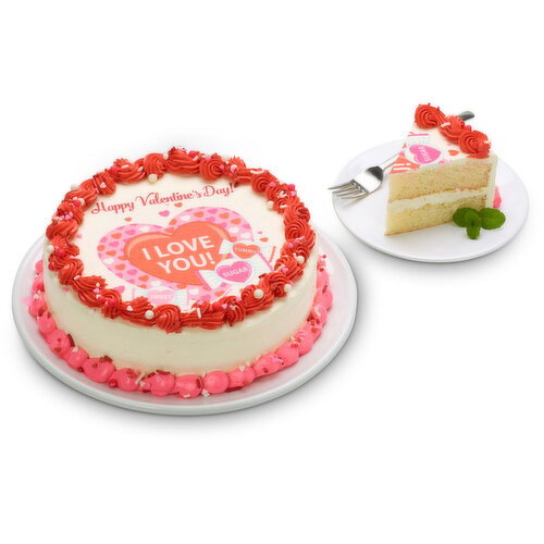 Bake Shop - White Cake 2 Layer, Frozen, 8 Inch