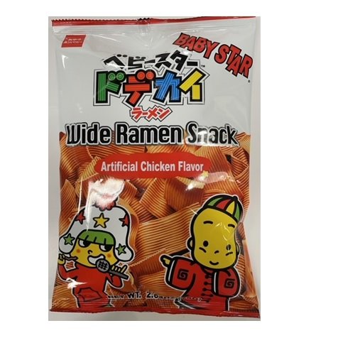 Baby Star - Crispy Wide Ramen Snack -Chicken Flavour