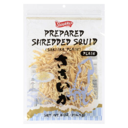 Shirakiku - Prepared Shredded Squid- Plain