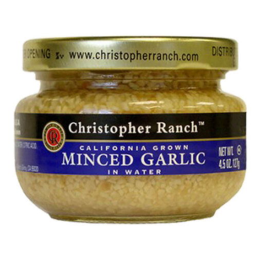 California Grown - Garlic Minced and Water