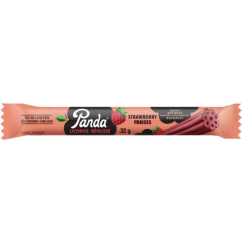 Panda - Natural Licorice Bar Strawberry