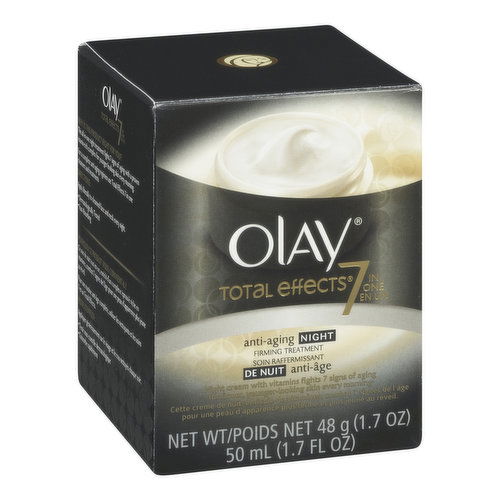 OLAY - Night Cream with Vitamins. Fights 7 Signs of Aging for Firmer, Younger Looking Skin Every Morning.