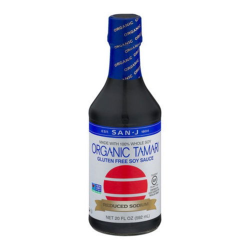 San J - Tamari Soy Sauce Less Sodium