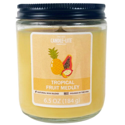 Candle-Lite - Screw Top Jar Tropical Fruit Medley Candle