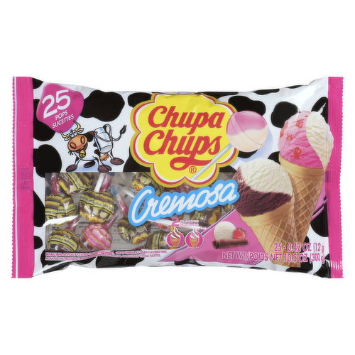 Chupa Chups - Ice Cream Cremosa Lollipops