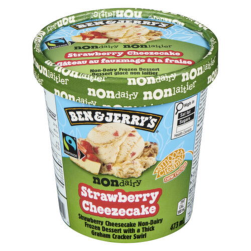 Ben Jerry - Non Dairy Strawberry Cheesecake Icecream