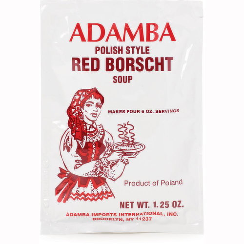 Adamba - Polish Style Red Borscht Soup Mix