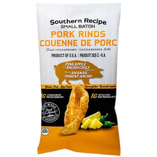 Southern Recipe - Pork Rinds Pineapple and Ancho Chile