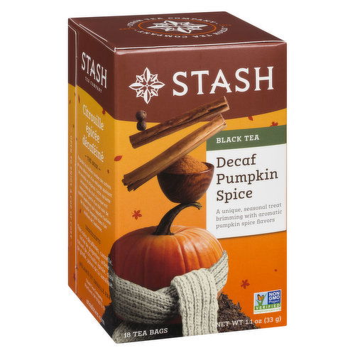 Stash - Pumpkin Spice Decaf Tea