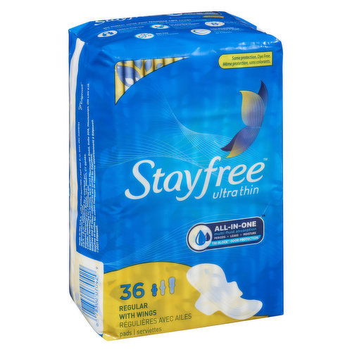 Stayfree - Ultra Thin Pads With Wings - Regular