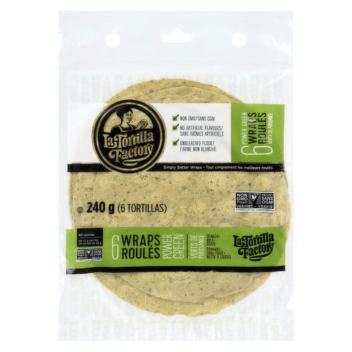 La Tortilla Factory - Wraps Power Green