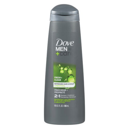 Dove - Men+Care 2in1 Shampoo & Conditioner - Fresh Clean