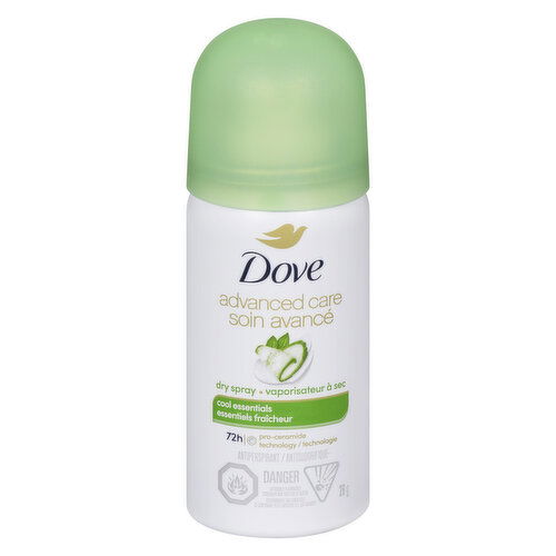 Dove - Dry Spray Antiperspirant, Cool Essentials