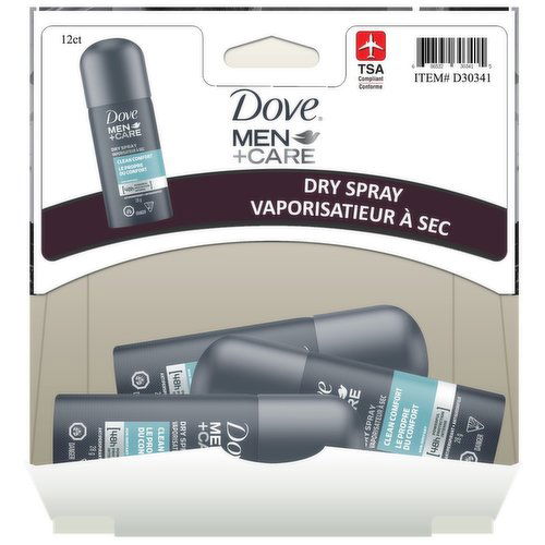 Dove - Men + Care Dry Spray, Clean Comfort