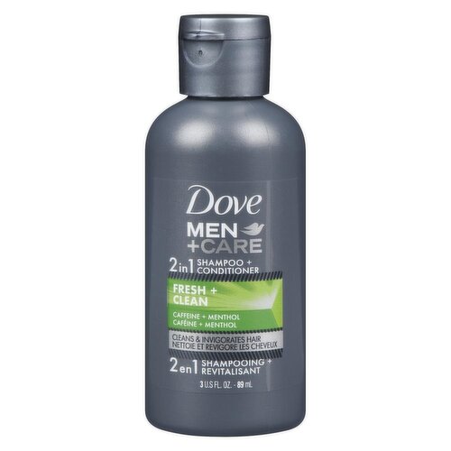 Dove - Men+ Care 2 in 1 Shampoo + Conditioner Fresh & Clean .