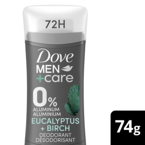 Dove - Men+Care Eucalyptus + Birch 0% Aluminum 48h Deodorant Stick