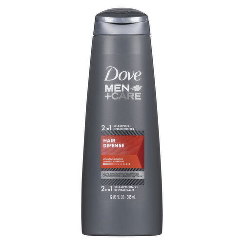 Dove - Men+Care 2-in-1 Shampoo & Conditioner, Hair Defense