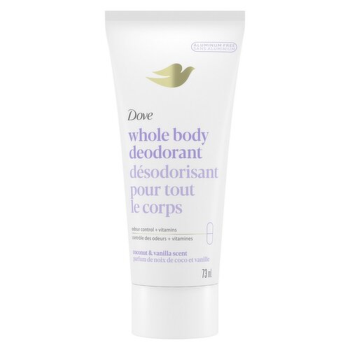 Dove - Whole Body Deodorant Cream Coconut and Vanilla