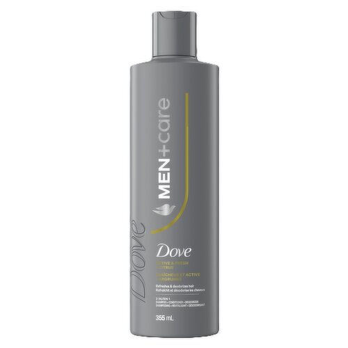 Dove - Men+Care 2-in-1 Shampoo & Conditioner Active & Fresh + Citrus