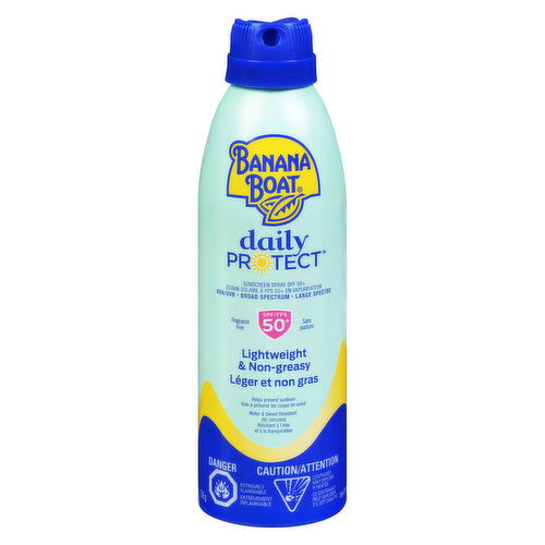 Banana Boat - Daily Protect Sunscreen Spray SPF50+