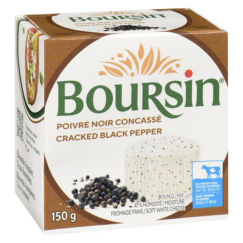 Boursin - Cracked Black Pepper Cream Cheese