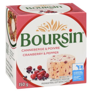 Boursin Cranberry & Pepper Cheese 3 x 150 g