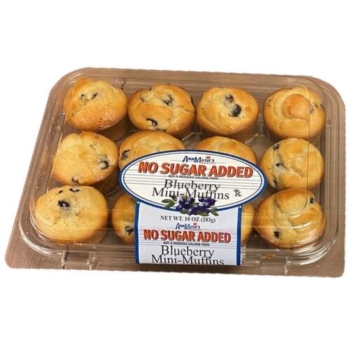 Olson Bakery - Blueberry Mini Muffins, No Sugar Added