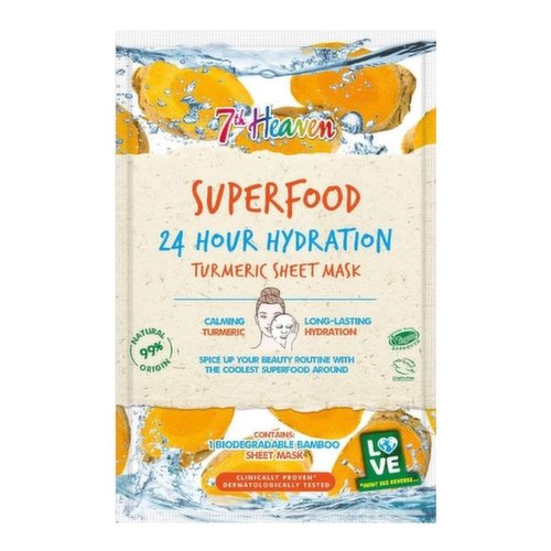 Montagne Jeunesse - Superfood 24 Hour Hydra Turmeric Sheet Mask