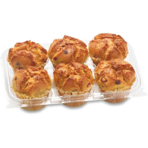 Bake Shop - Cranberry Orange Muffins, 6 Pack