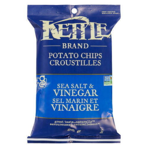 Kettle - Potato Chips, Salt & Vinegar, Snack Size